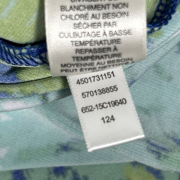 Chicos 2 Petite Maxi Skirt US L/12P Diamond Stretch Geometric Pull On Side Slits - Picture 6 of 10